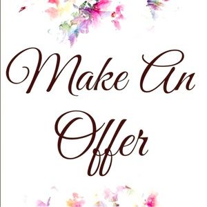 I’m open to all offers!